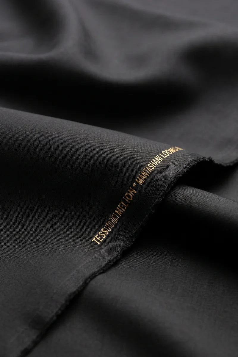 Raees Unstitched Shalwar Kameez-BLK Main image