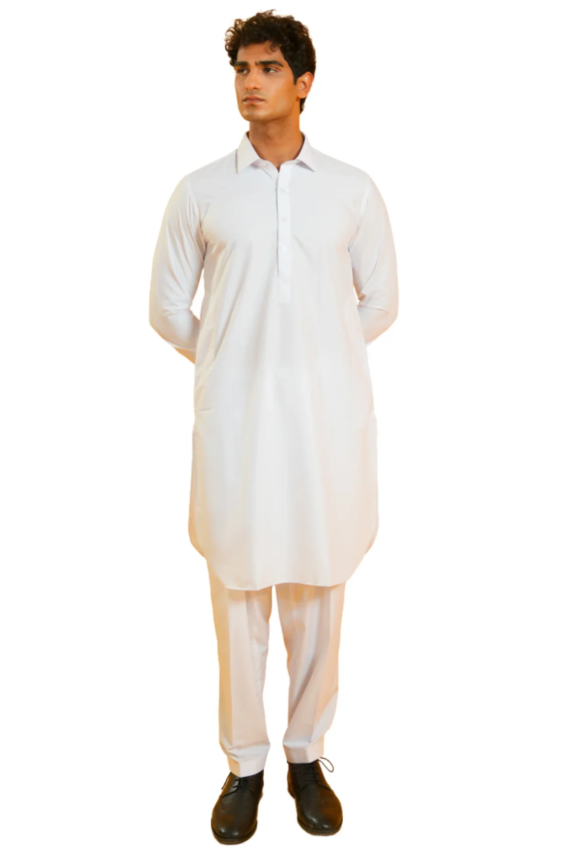 Baron Kurta Trouser-WHT