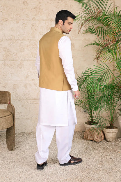 DAVIAN AWAMI WAISTCOAT-KHAKI