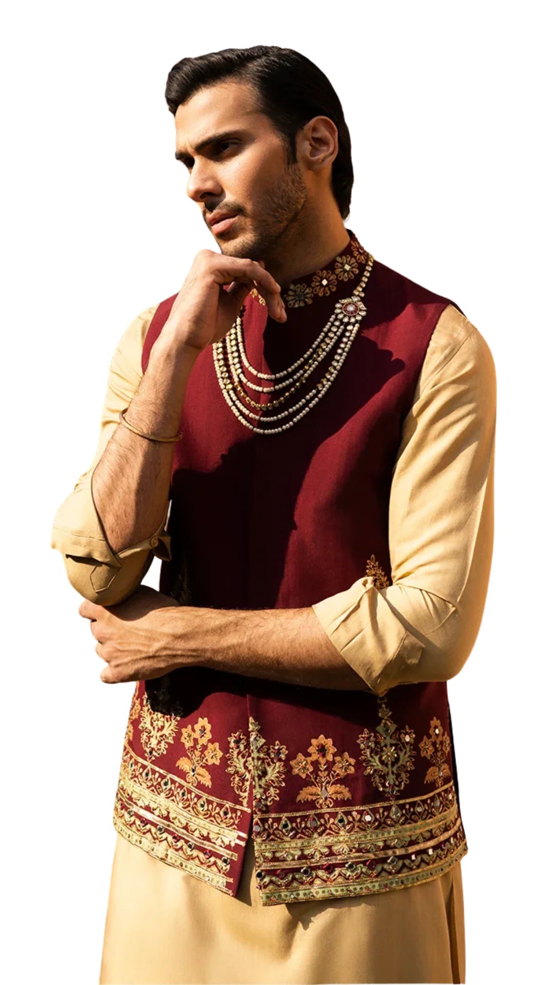 Abrak Awami Waist Coat Secondary image