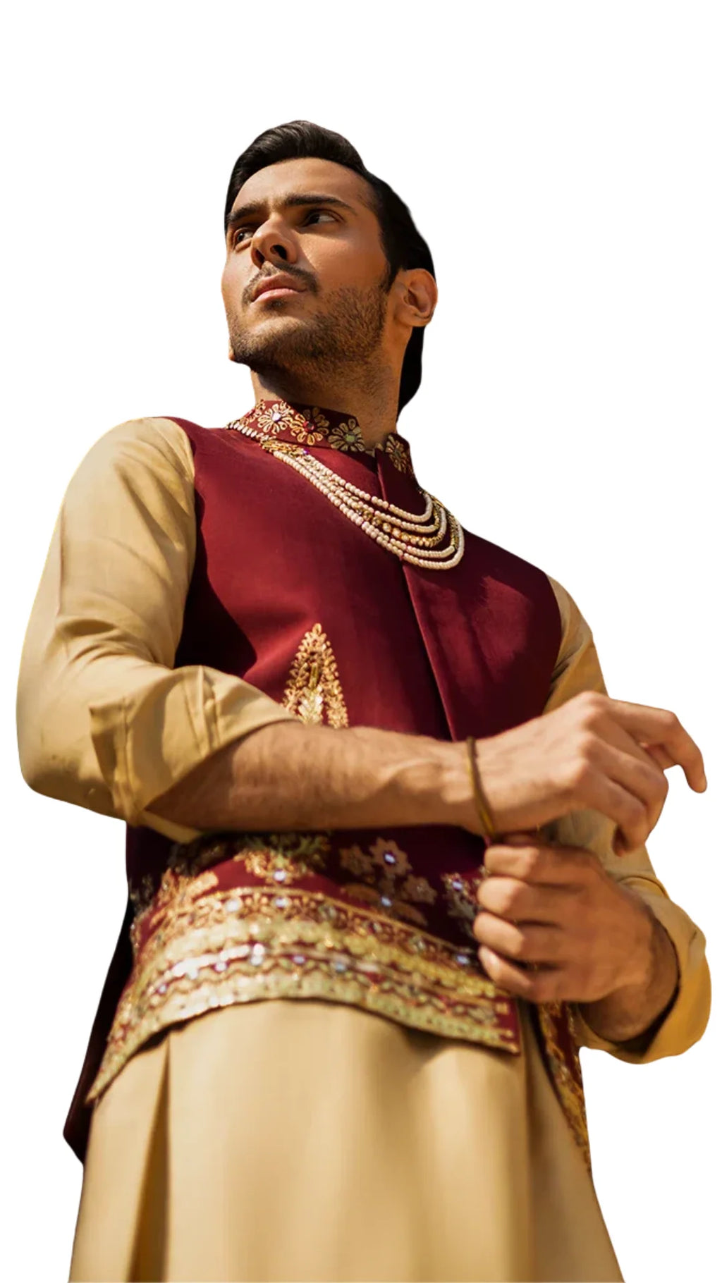 Abrak Awami Waist Coat