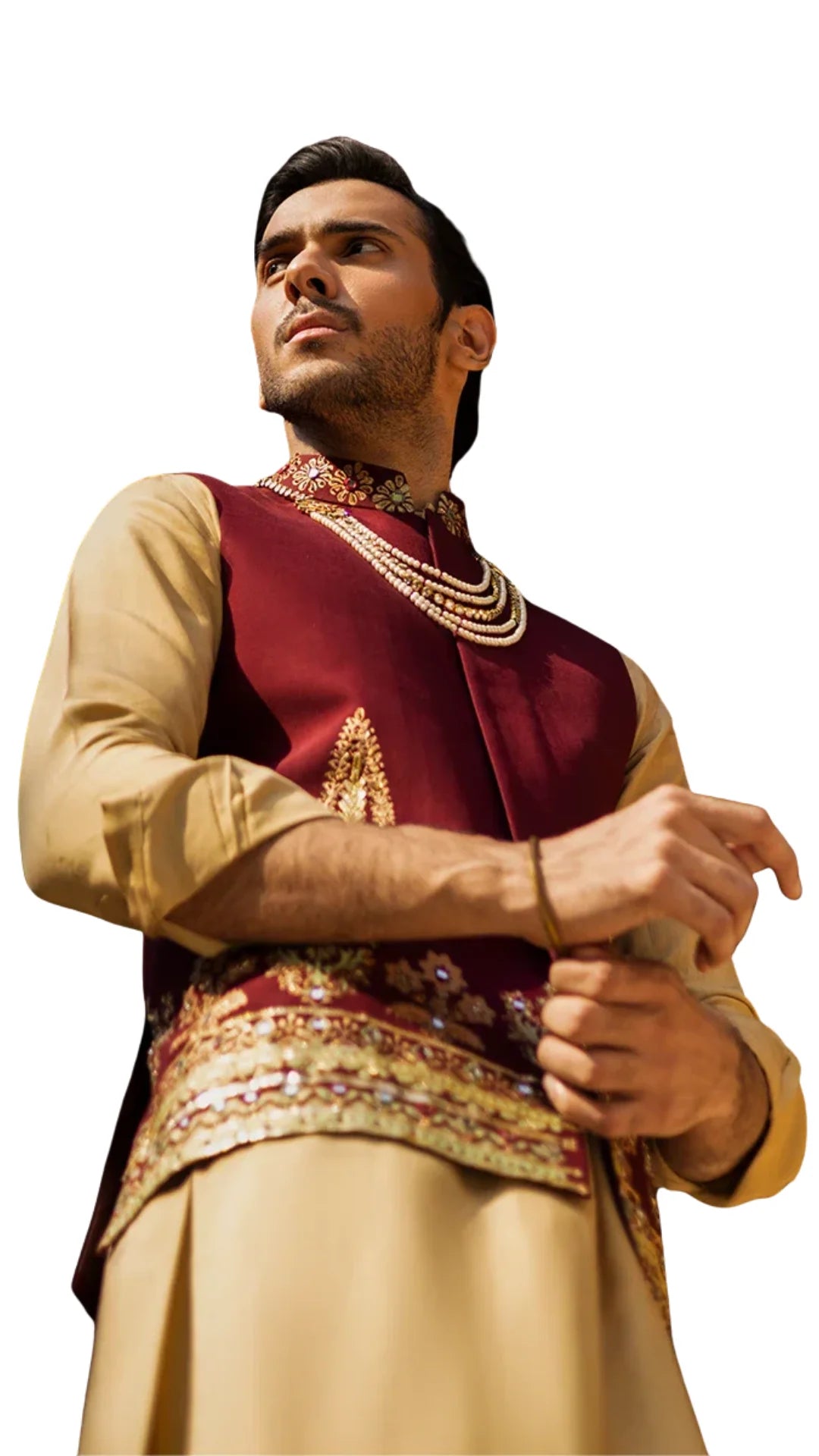 Abrak Awami Waist Coat
