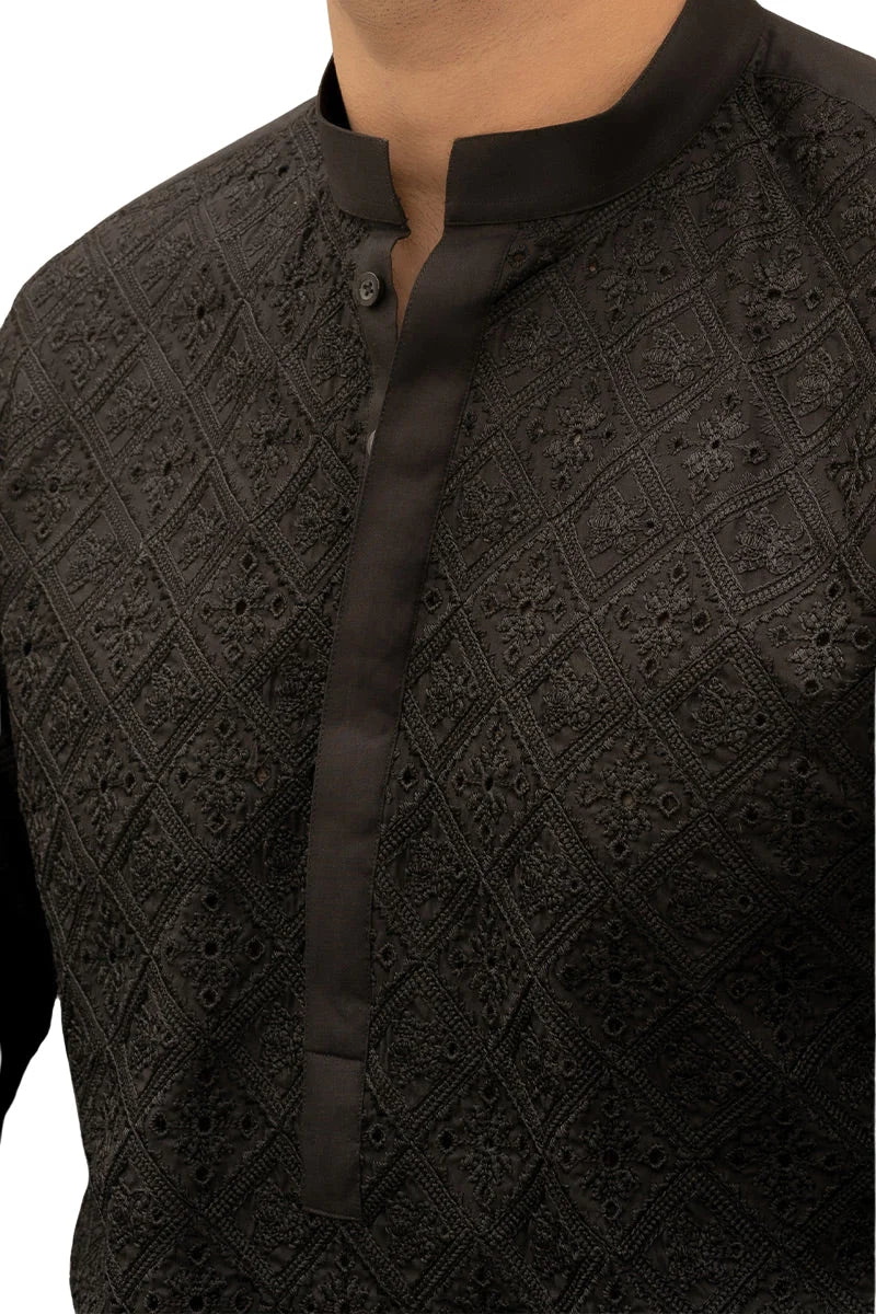 Azlan Kurta - Black