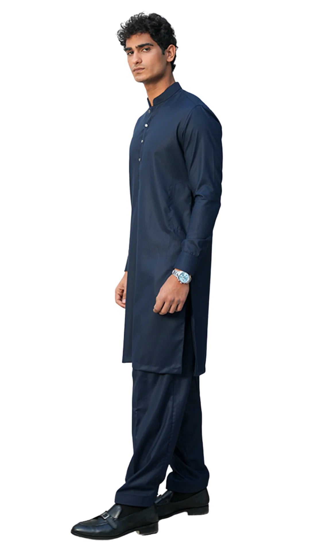 Farz Kameez Shalwar-NVY Secondary image