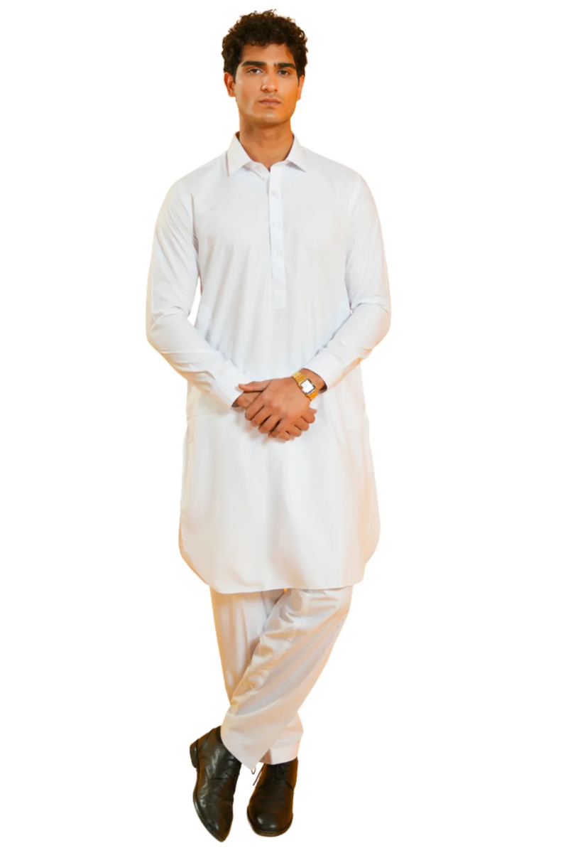Baron Kurta Trouser-WHT