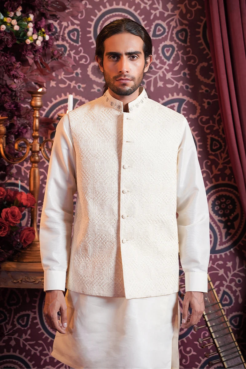 Naqsh Awami Waistcoat-OWT