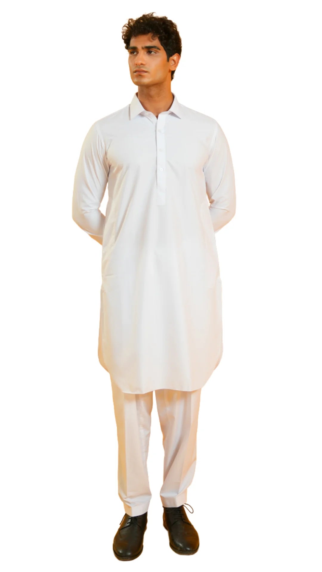 Baron Kurta Trouser-WHT