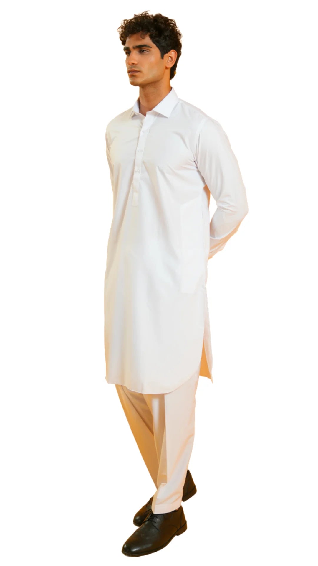 Baron Kurta Trouser-WHT