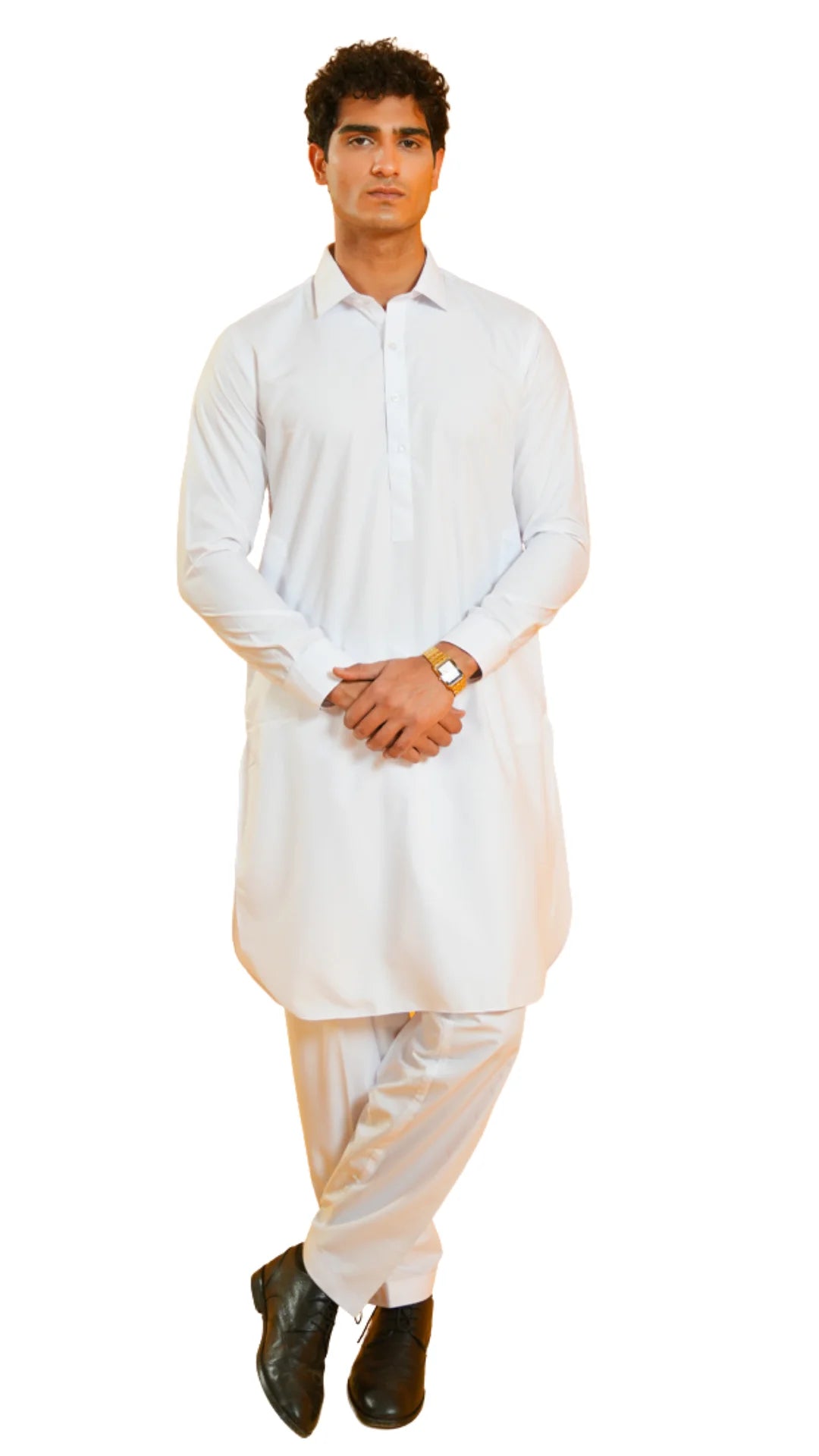 Baron Kurta Trouser-WHT