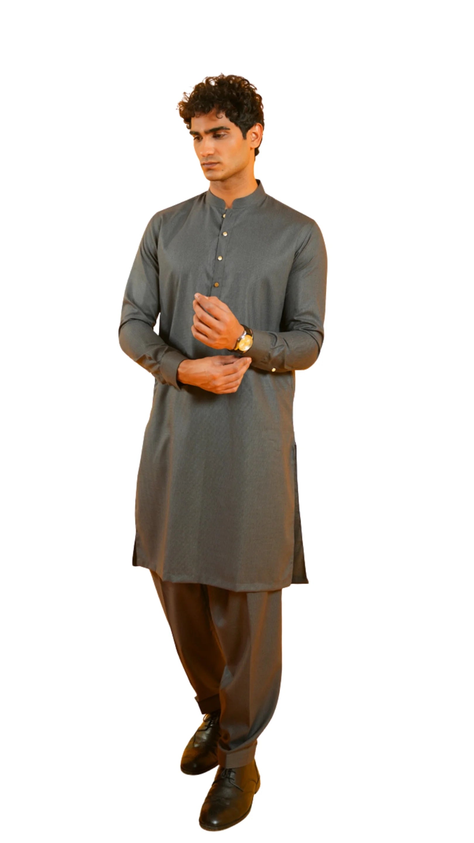 Nakhsh Kameez Shalwar-SGY Secondary image