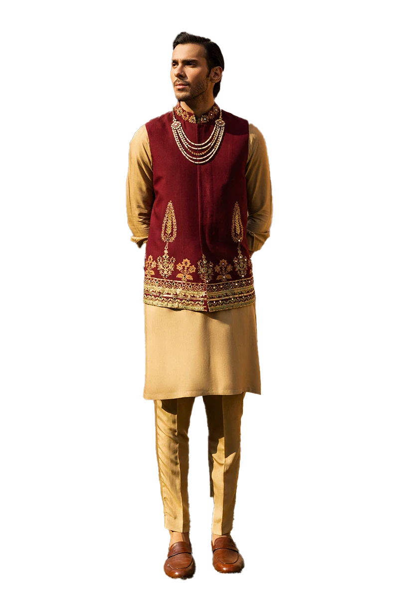 Abrak Awami Waist Coat