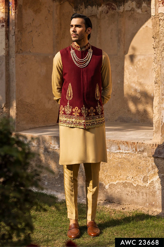 Abrak Awami Waist Coat