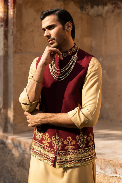 Abrak Awami Waist Coat