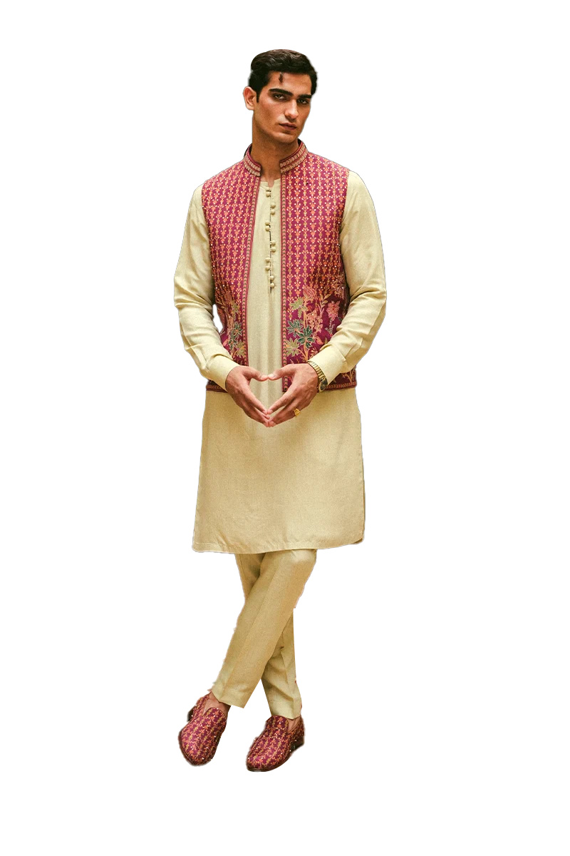 Jamir Awami Waist Coat