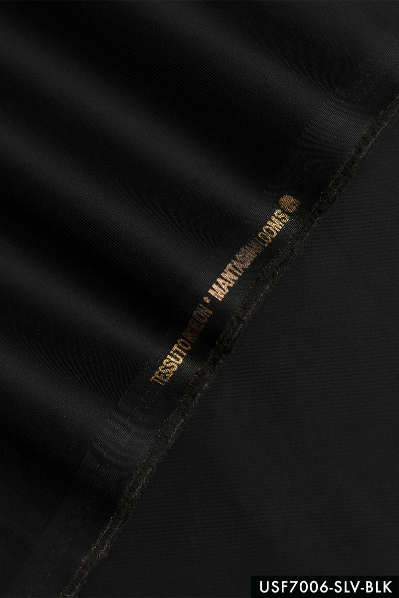 Taimar Unstitched Kameez Shalwar-BLK