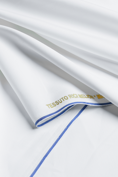 Faraji Unstitched Kameez Shalwar-WHT