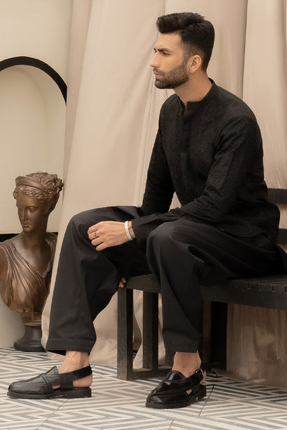 Azlan Kurta - Black