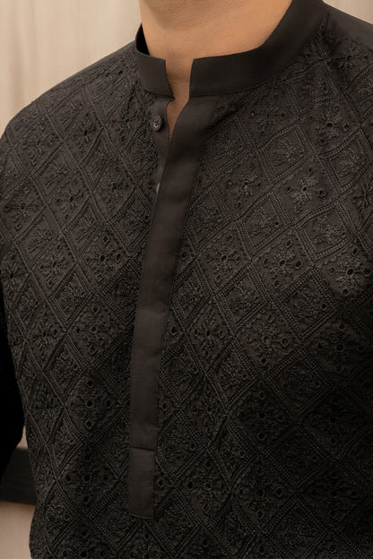 Azlan Kurta - Black