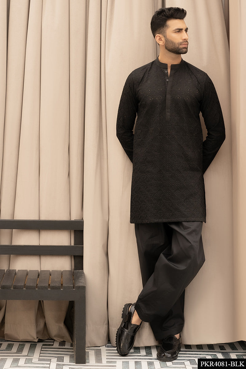 Azlan Kurta - Black