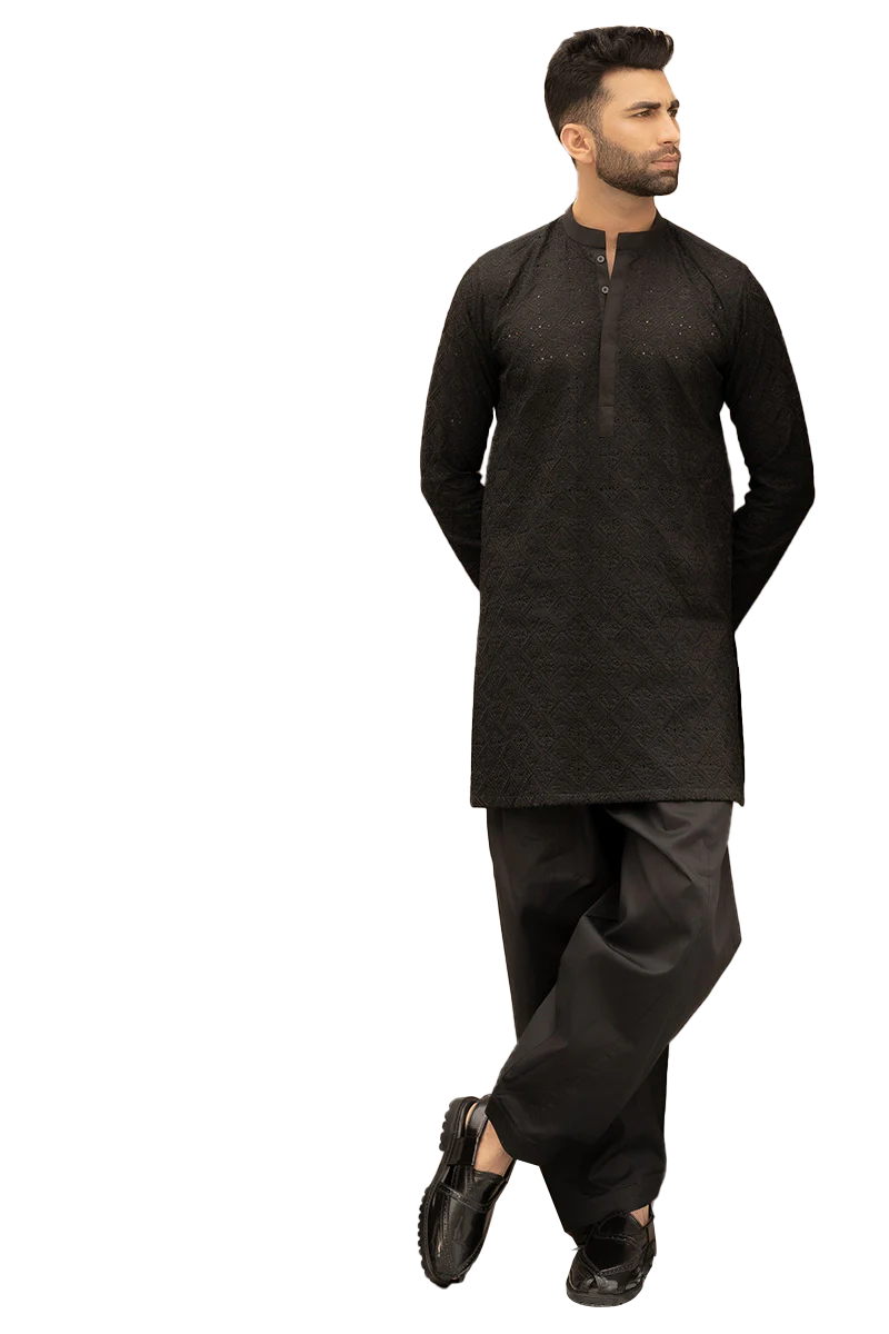 Azlan Kurta - Black Main image