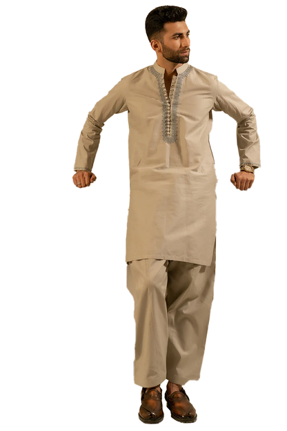 Bedir Kurta-Grey