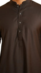 Afsana Kurta Trouser-BRN