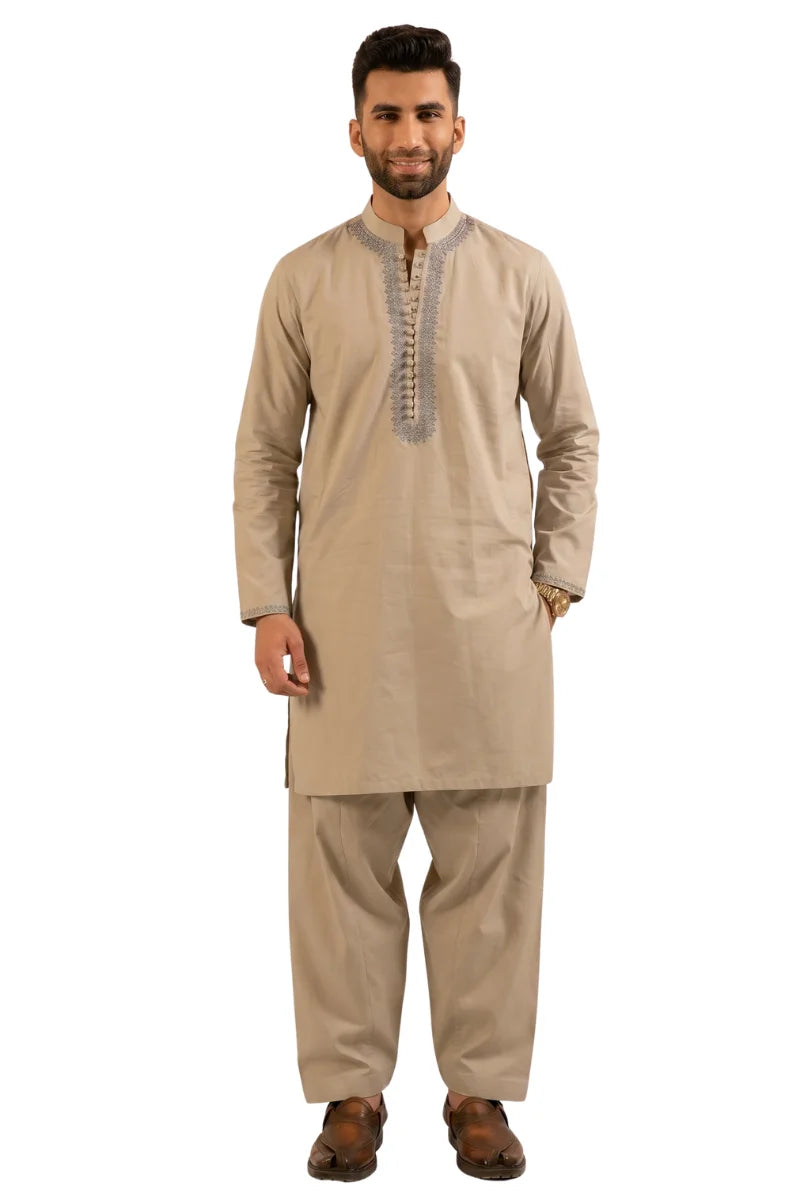 Bedir Kurta-Grey